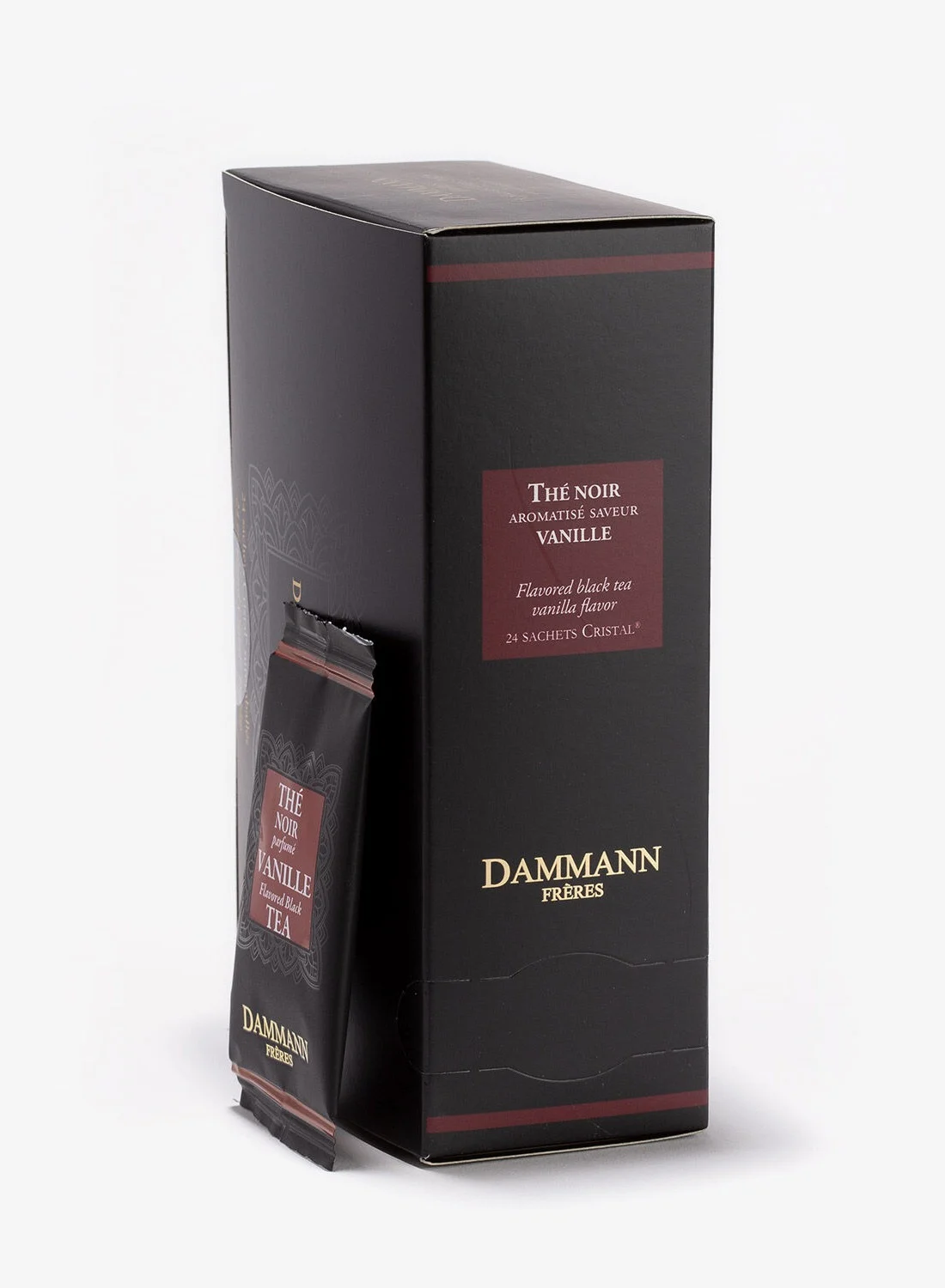 Чёрный чай Dammann Frères Vanille с ванилью, 24 пакетика Чёрный чай Dammann Frères Vanille со вкусом ванили, 24 пакетика
