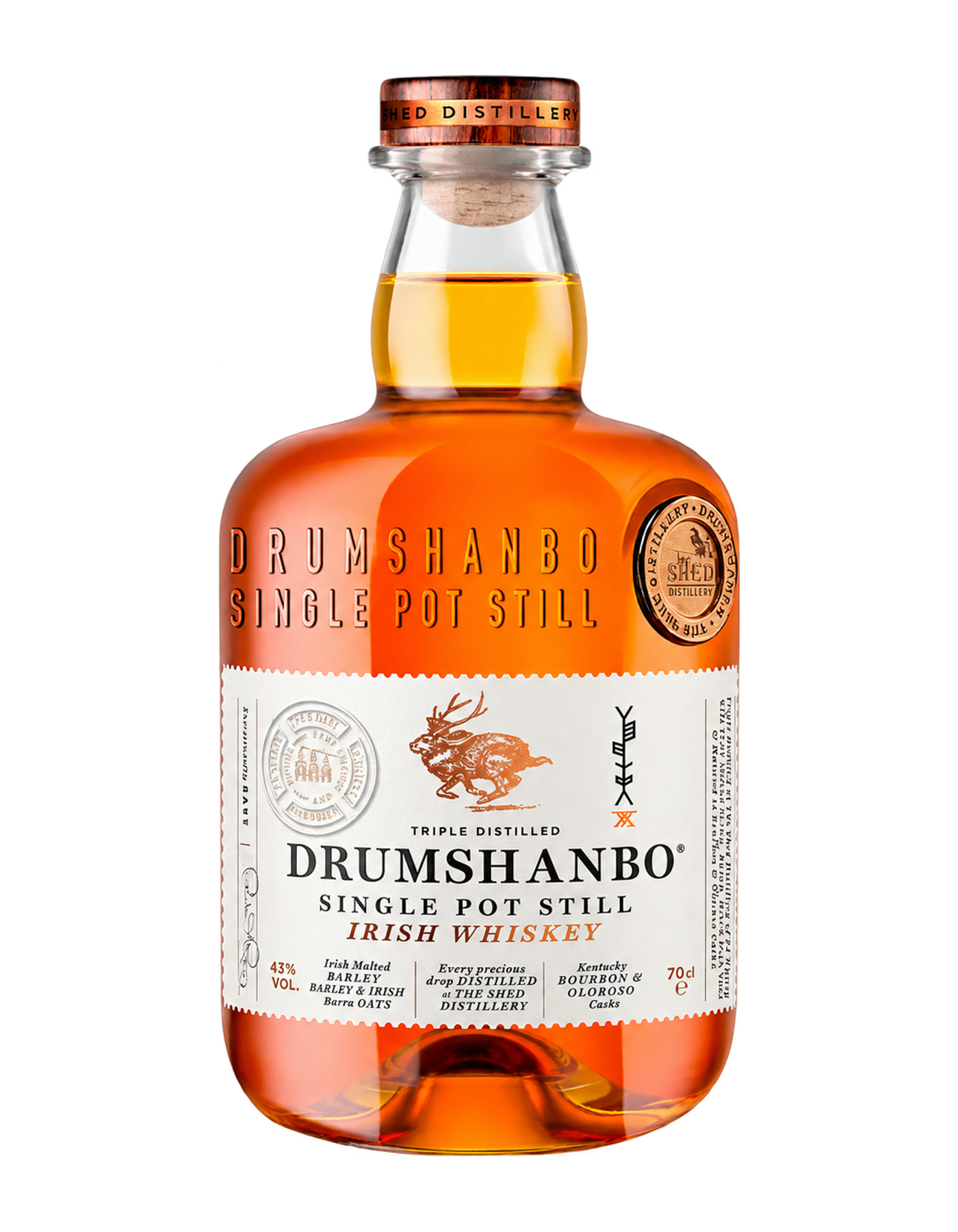 Drumshanbo Single Pot Still Irish Виски Alc.43% Vol.0.7 L Drumshanbo Single Pot Still Irish Виски Alc.43% Vol.0.7 L