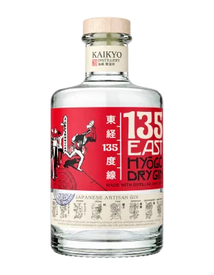Gin japonez 135° East Hyōgo Dry 42%, 700 ml