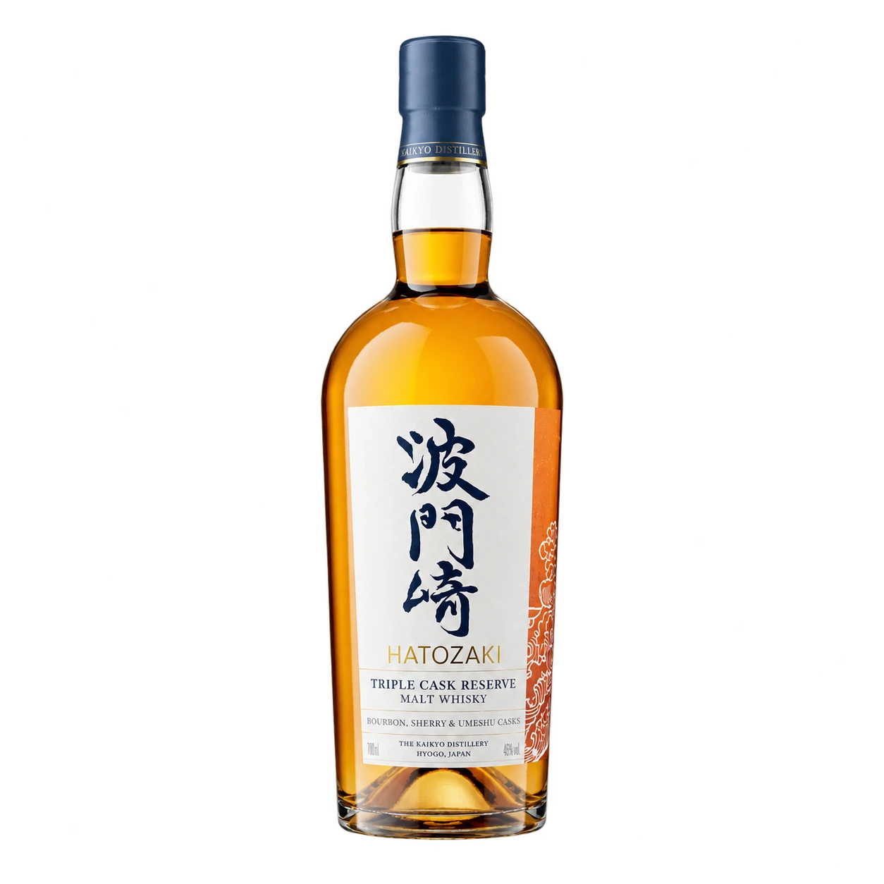 Виски Hatozaki Triple Cask Reserve Malt 46% 700 мл Виски Hatozaki Triple Cask Reserve Malt 46% 700 мл