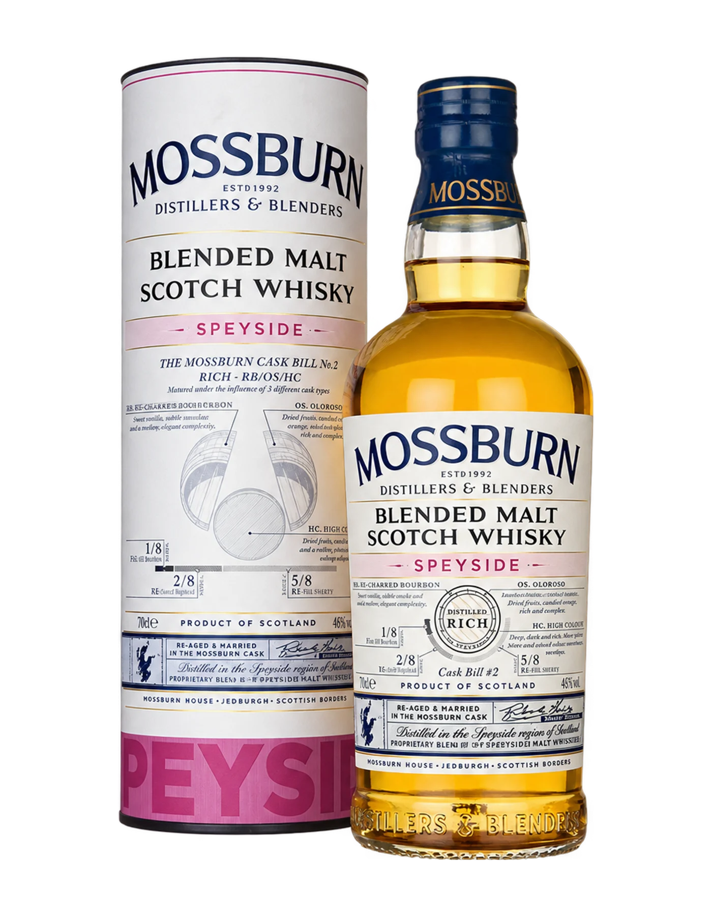Виски Mossburn Sig. Cask 2 Speyside 46% 700 мл Виски Mossburn Sig. Cask 2 Speyside 46% 700 мл