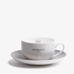 Jumbo tea cup+sauser 30cl dammann
