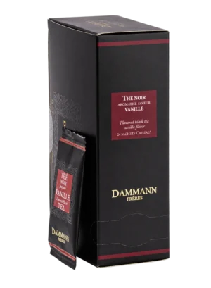 Чёрный чай Dammann Frères Vanille со вкусом ванили, 24 пакетика