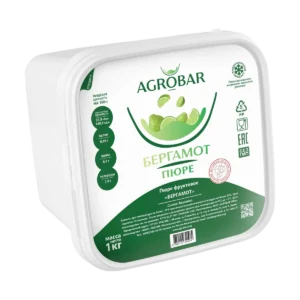 Замороженное пюре AGROBAR Бергамот без добавленного сахара, 1 кг