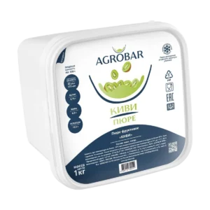 Замороженное пюре AGROBAR Киви с сахаром, 1 кг