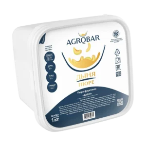 Замороженное пюре AGROBAR Дыня, 1 кг
