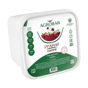 Замороженное пюре AGROBAR Гранат, 1 кг