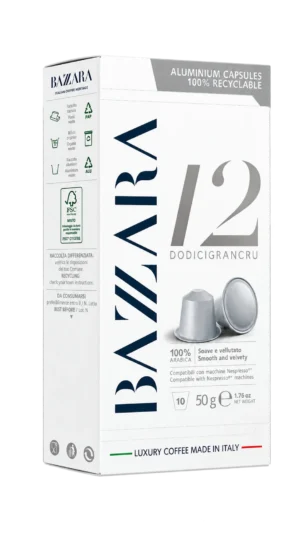 Cafea Bazzara Dodicigrancru în capsule, 10 buc., 50 g