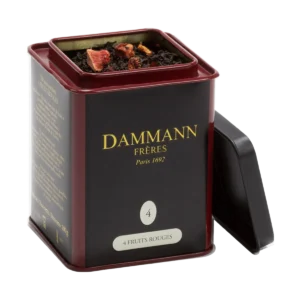Чёрный чай Dammann Frères 4 Fruits Rouges №4, банка 100 г