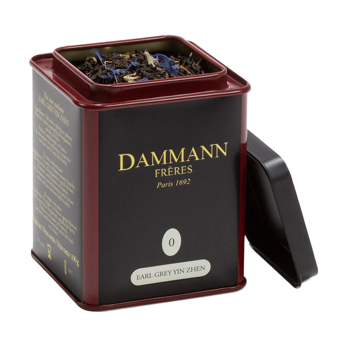 dammann-earl-grey-yin-zhen-100g Чёрный чай Dammann Frères Earl Grey Yin Zhen №0, банка 100 г
